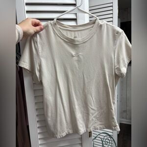 Nike Women's Off-White Short Sleeve Tee